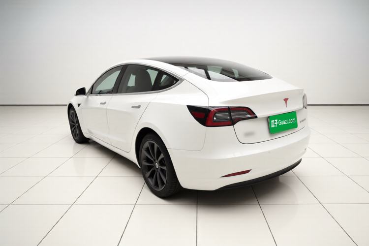 Used Tesla Model 3 2019 Standard Range Rear-Drive Upgraded Version Rear Left 45 Deg