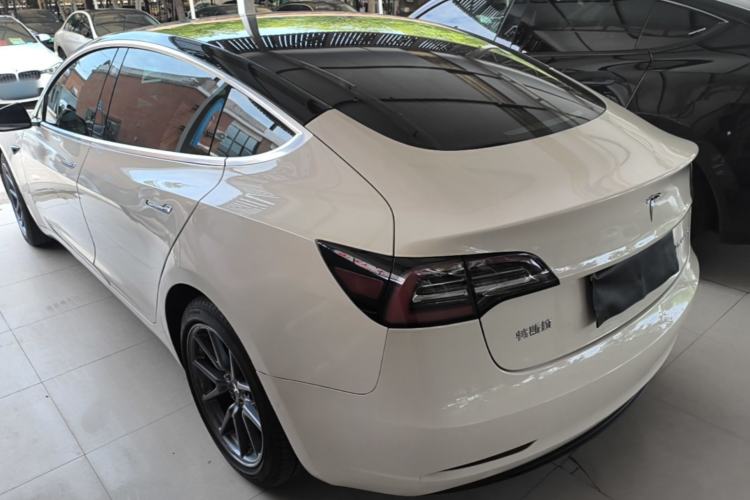 Used Tesla Model 3 2019 Standard Range Rear-Drive Upgraded Version Rear Left 45 Deg