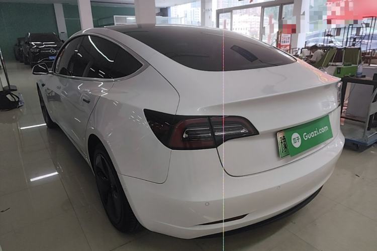 Used Tesla Model 3 2019 Standard Range Rear-Wheel Drive Upgraded Version (52 kWh) Rear Left 45 Deg