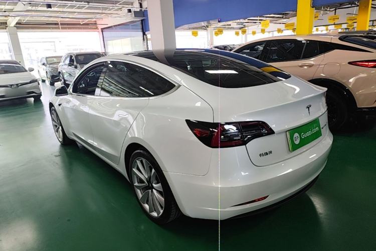 Used Tesla Model 3 2019 Standard Range Rear-Drive Upgraded Version Rear Left 45 Deg