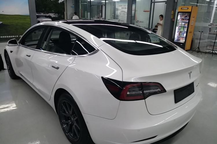 Used Tesla Model 3 2019 Long-Range All-Wheel-Drive Version Rear Left 45 Deg