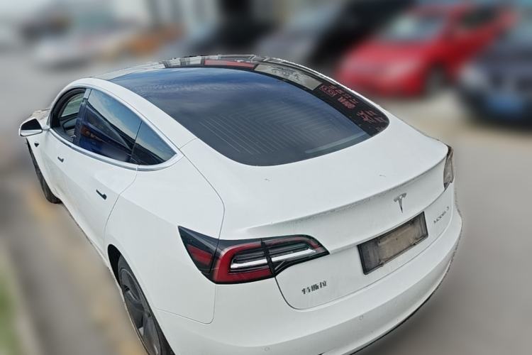 Used Tesla Model 3 2019 Standard Range Rear-Drive Upgraded Version Rear Left 45 Deg