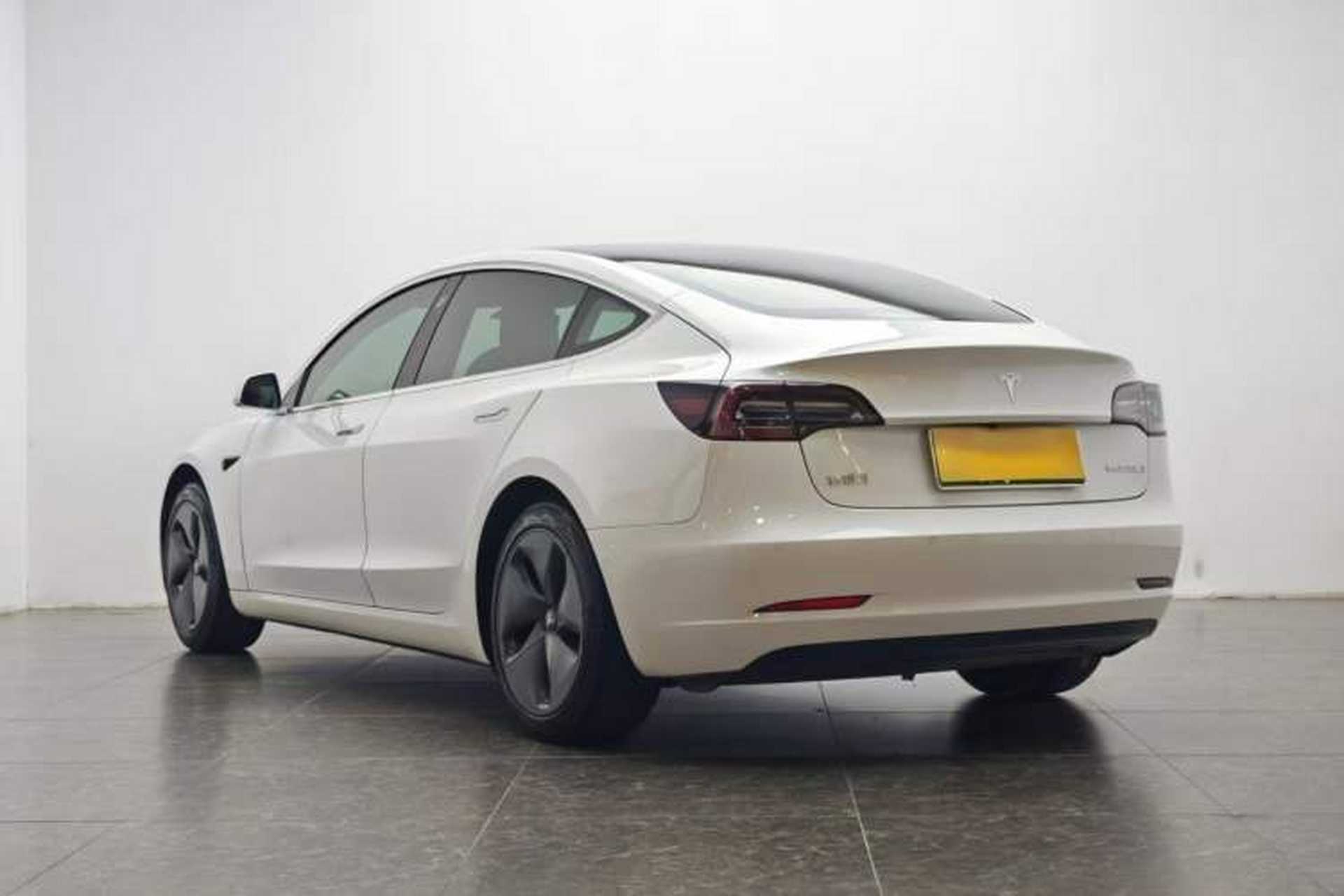 Used Tesla Model 3 2019 Standard Range Rear-Drive Upgraded Version Rear Left 45 Deg