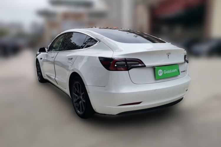 Used Tesla Model 3 2019 Standard Range Rear-Drive Upgraded Version Rear Left 45 Deg