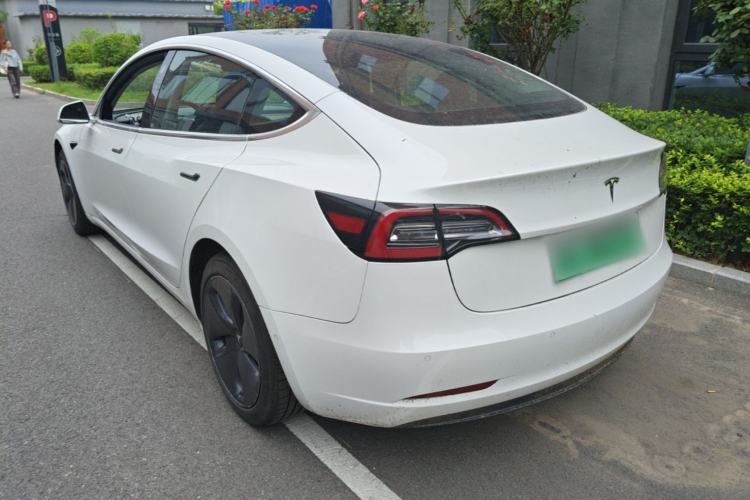 Used Tesla Model 3 2019 Standard Range Rear-Wheel Drive Upgraded Version (60 kWh) Rear Left 45 Deg