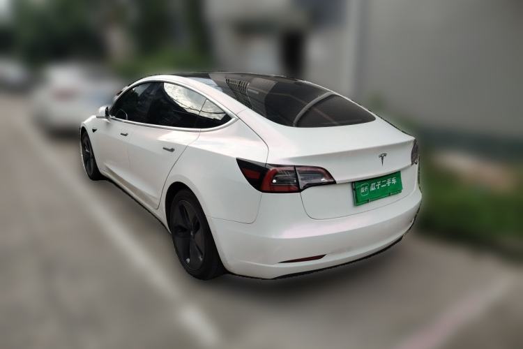 Used Tesla Model 3 2019 Long-Range All-Wheel-Drive Version Rear Left 45 Deg