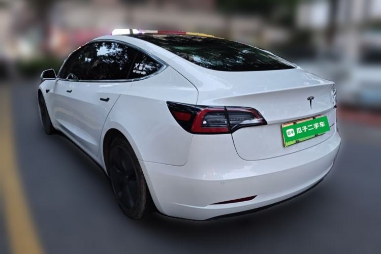 Used Tesla Model 3 2019 Long-Range All-Wheel-Drive Version Rear Left 45 Deg