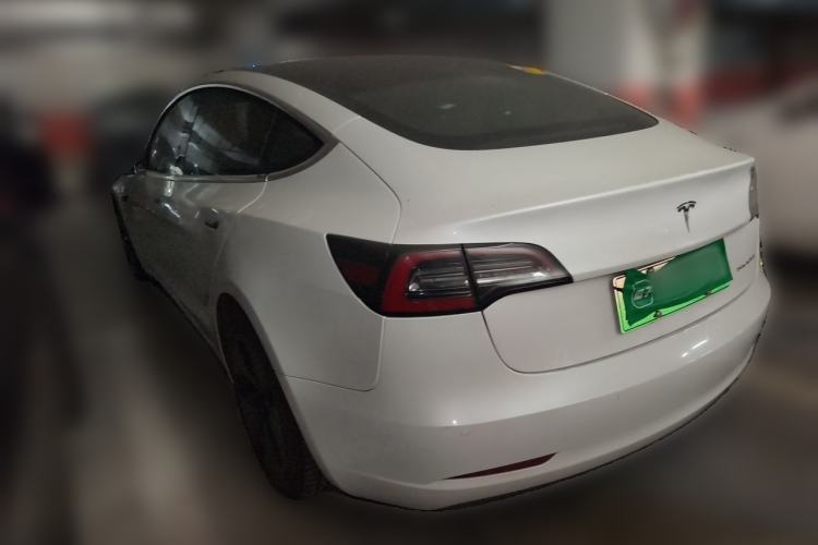 Used Tesla Model 3 2019 Long-Range All-Wheel-Drive Version Rear Left 45 Deg