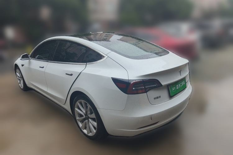 Used Tesla Model 3 2019 Standard Range Rear-Drive Upgraded Version Rear Left 45 Deg