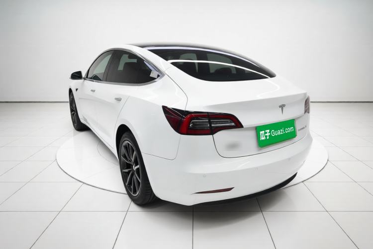 Used Tesla Model 3 2019 Standard Range Rear-Drive Upgraded Version Rear Left 45 Deg