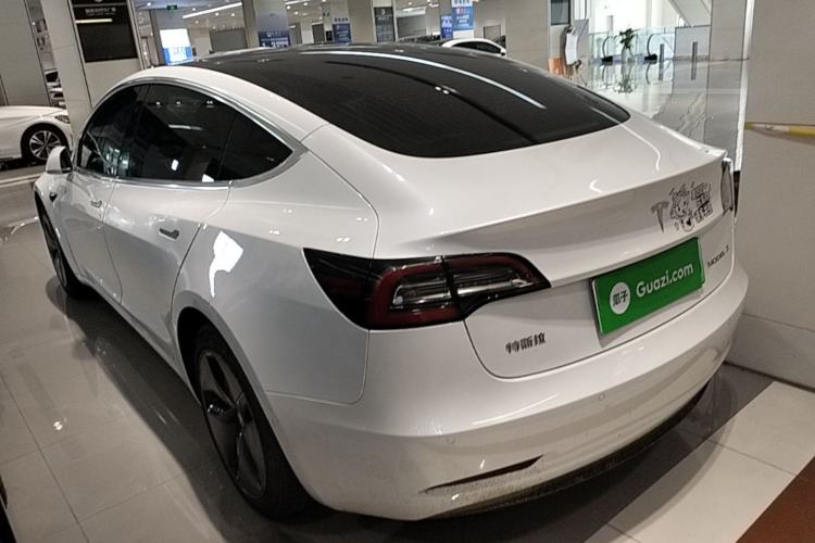 Used Tesla Model 3 2019 Standard Range Rear-Drive Upgraded Version Rear Left 45 Deg