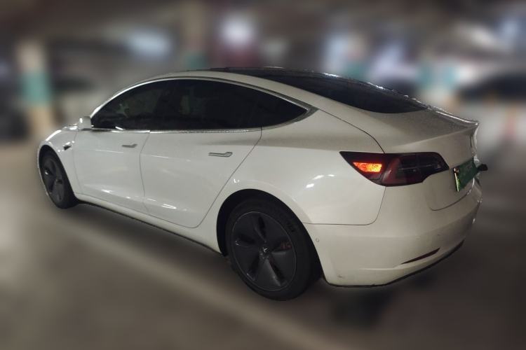 Used Tesla Model 3 2019 Standard Range Rear-Wheel Drive Upgraded Version (52 kWh) Rear Left 45 Deg
