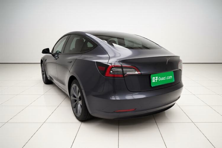 Used Tesla Model 3 2019 Standard Range Rear-Wheel Drive Upgraded Version (52 kWh) Rear Left 45 Deg