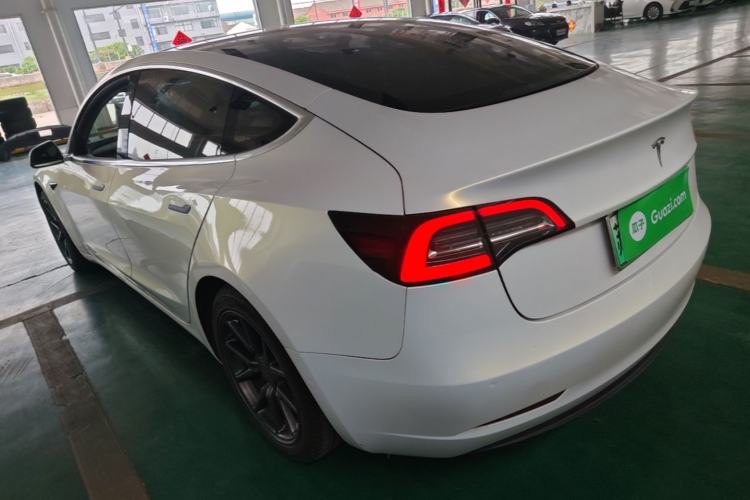 Used Tesla Model 3 2019 Standard Range Rear-Drive Upgraded Version Rear Left 45 Deg