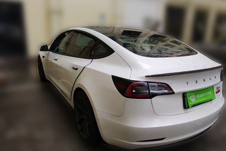 Used Tesla Model 3 2019 Long-Range All-Wheel-Drive Version Rear Left 45 Deg