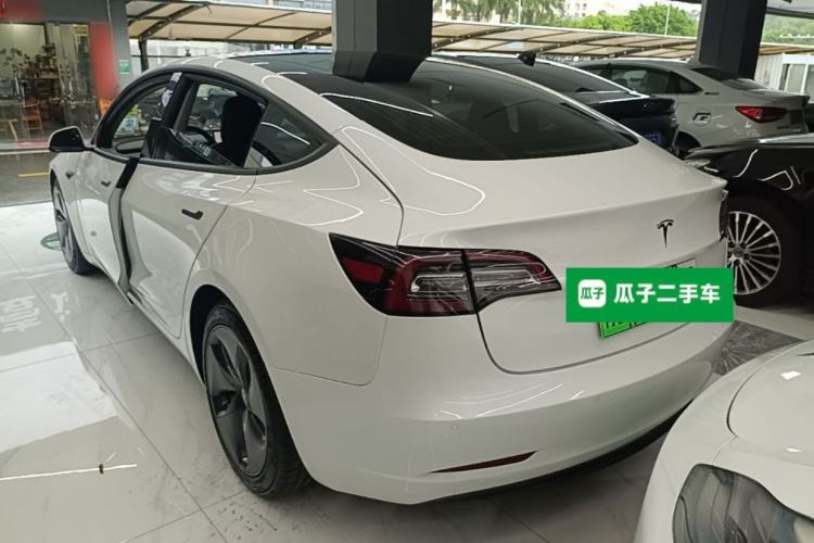Used Tesla Model 3 2019 Long-Range All-Wheel-Drive Version Rear Left 45 Deg