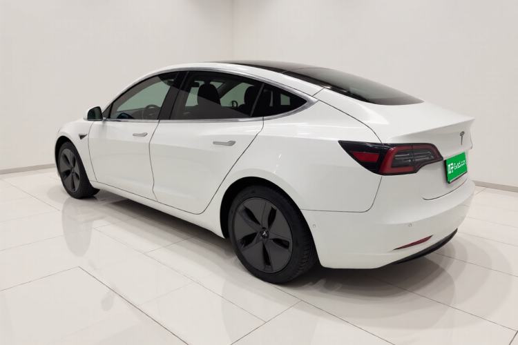 Used Tesla Model 3 2019 Standard Range Rear-Wheel Drive Upgraded Version (52 kWh) Rear Left 45 Deg