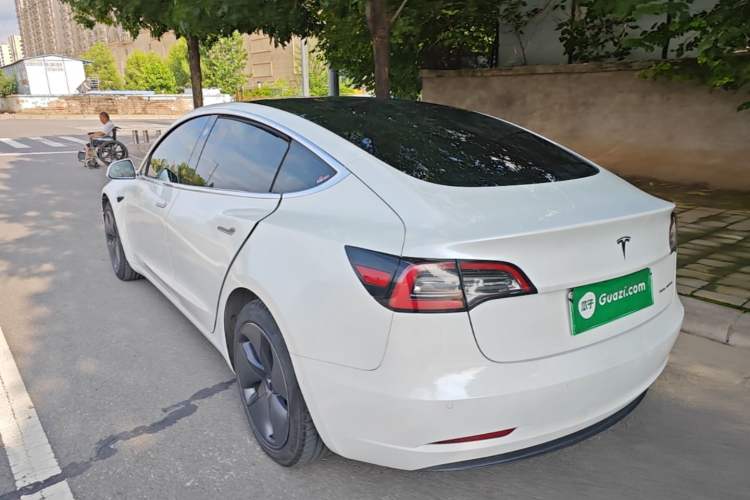 Used Tesla Model 3 2019 Long-Range All-Wheel-Drive Version Rear Left 45 Deg