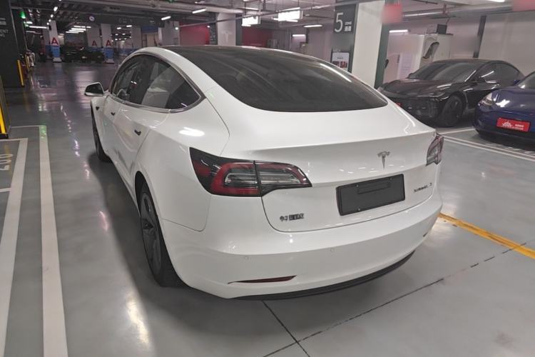 Used Tesla Model 3 2019 Standard Range Rear-Drive Upgraded Version Rear Left 45 Deg