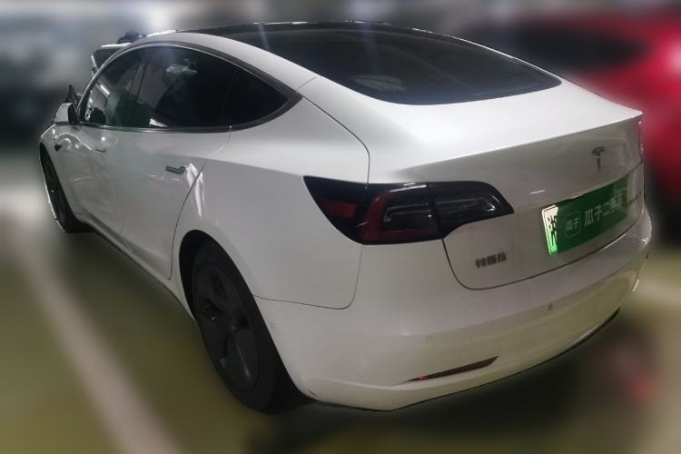 Used Tesla Model 3 2019 Standard Range Rear-Drive Upgraded Version Rear Left 45 Deg