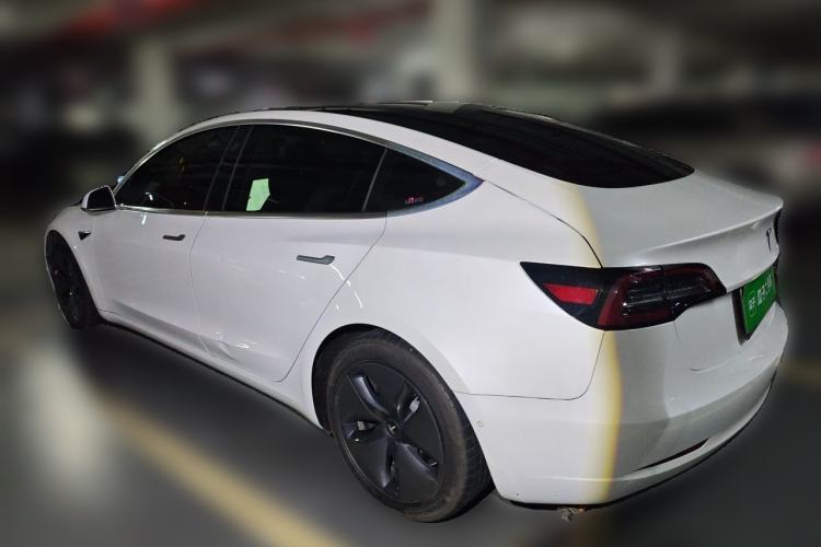 Used Tesla Model 3 2019 Standard Range Rear-Wheel Drive Upgraded Version (60 kWh) Rear Left 45 Deg