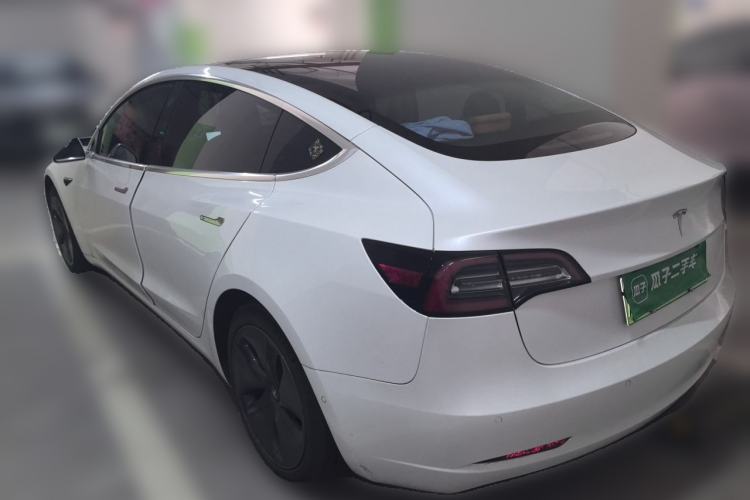 Used Tesla Model 3 2019 Standard Range Rear-Drive Upgraded Version Rear Left 45 Deg