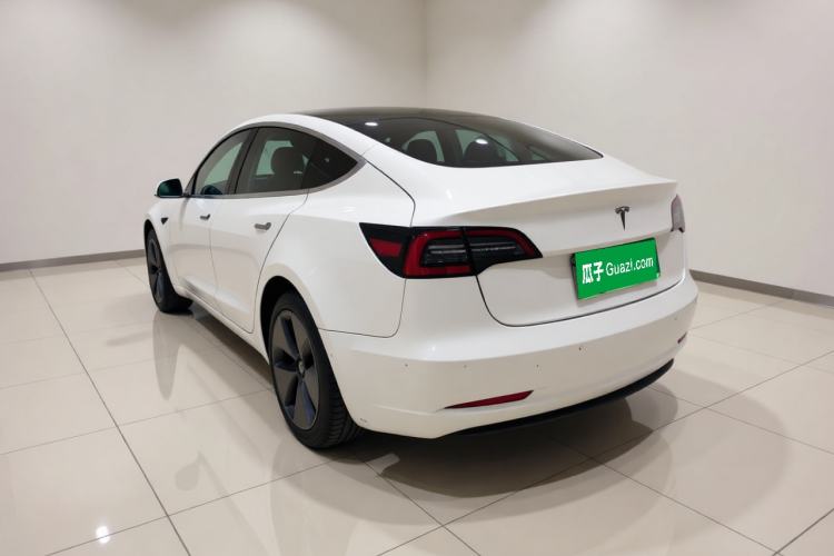 Used Tesla Model 3 2019 Long-Range Rear-Wheel-Drive Version Rear Left 45 Deg