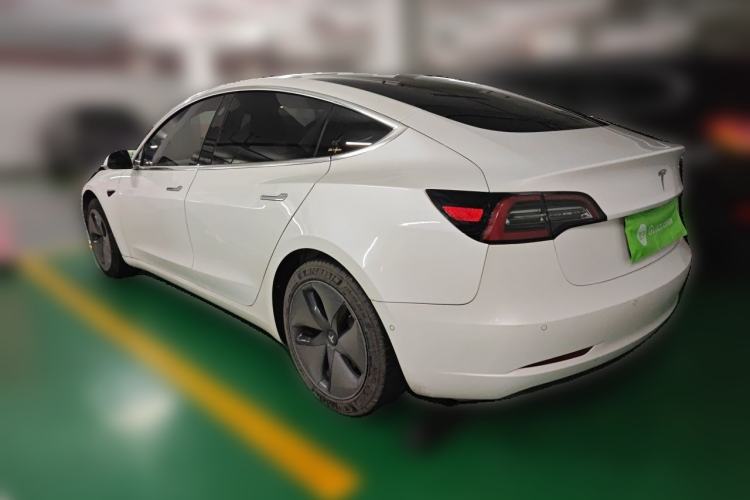 Used Tesla Model 3 2019 Standard Range Rear-Wheel Drive Upgraded Version (60 kWh) Rear Left 45 Deg