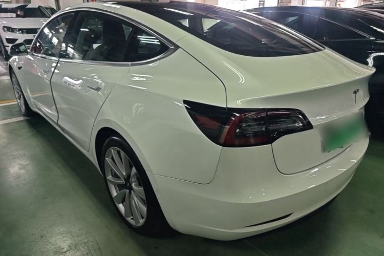 Used Tesla Model 3 2019 Long-Range All-Wheel-Drive Version Rear Left 45 Deg