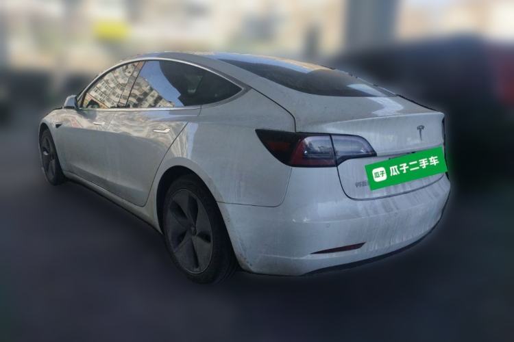 Used Tesla Model 3 2019 Standard Range Rear-Drive Upgraded Version Rear Left 45 Deg