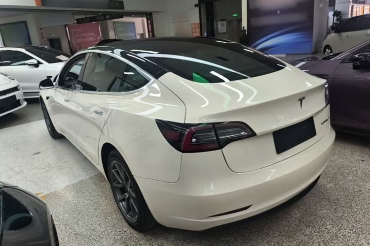 Used Tesla Model 3 2019 Standard Range Rear-Drive Upgraded Version Rear Left 45 Deg