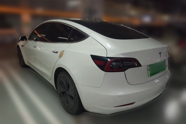 Used Tesla Model 3 2019 Long-Range All-Wheel-Drive Version Rear Left 45 Deg