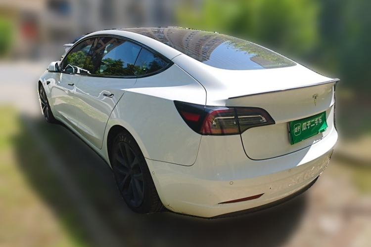 Used Tesla Model 3 2019 Standard Range Rear-Drive Upgraded Version Rear Left 45 Deg