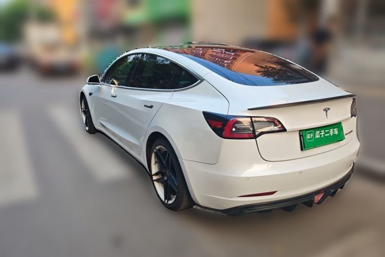 Used Tesla Model 3 2019 Performance High-Performance All-Wheel-Drive Version Rear Left 45 Deg
