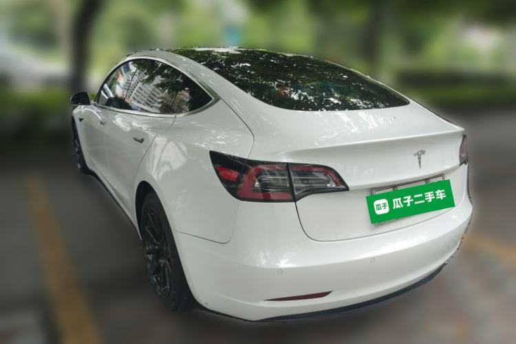 Used Tesla Model 3 2019 Standard Range Rear-Wheel Drive Upgraded Version (60 kWh) Rear Left 45 Deg