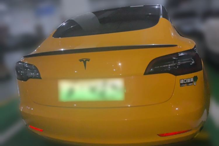 Used Tesla Model 3 2019 Long-Range Rear-Wheel-Drive Version Rear