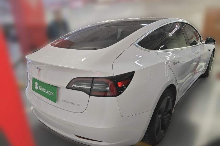Used Tesla Model 3 2019 Standard Range Rear-Drive Upgraded Version Rear Right 45 Deg