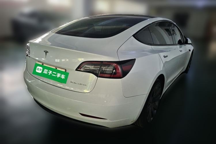 Used Tesla Model 3 2019 Long-Range All-Wheel-Drive Version Rear Right 45 Deg