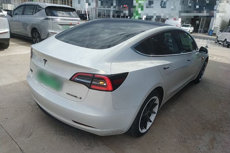 Used Tesla Model 3 2019 Standard Range Rear-Drive Upgraded Version Rear Right 45 Deg