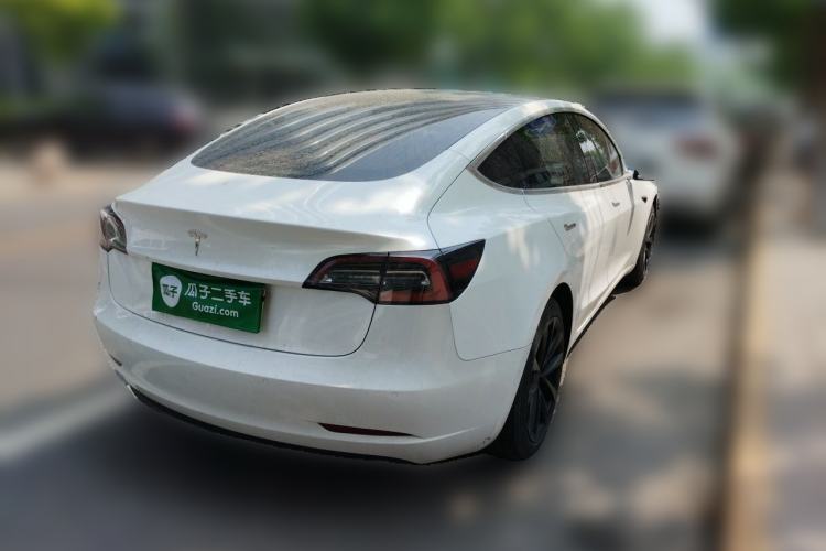 Used Tesla Model 3 2019 Standard Range Rear-Wheel Drive Upgraded Version (60 kWh) Rear Right 45 Deg
