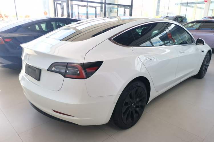 Used Tesla Model 3 2019 Standard Range Rear-Drive Upgraded Version Rear Right 45 Deg