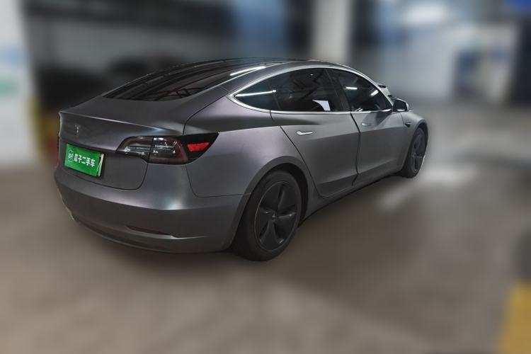 Used Tesla Model 3 2019 Long-Range Rear-Wheel-Drive Version Rear Right 45 Deg
