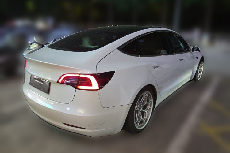 Used Tesla Model 3 2019 Standard Range Rear-Wheel Drive Upgraded Version (60 kWh) Rear Right 45 Deg