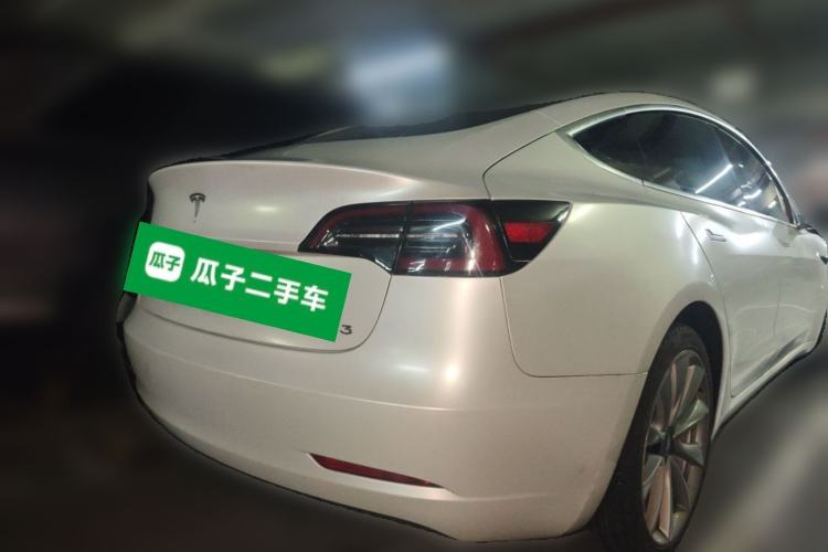 Used Tesla Model 3 2019 Standard Range Rear-Drive Upgraded Version Rear Right 45 Deg