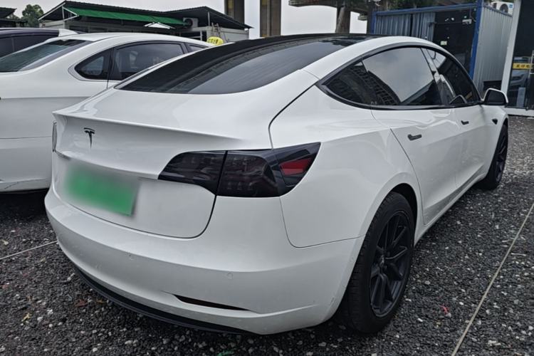Used Tesla Model 3 2019 Standard Range Rear-Drive Upgraded Version Rear Right 45 Deg