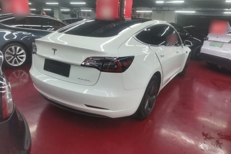 Used Tesla Model 3 2019 Long-Range All-Wheel-Drive Version Rear Right 45 Deg