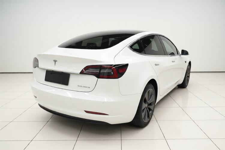 Used Tesla Model 3 2019 Long-Range All-Wheel-Drive Version Rear Right 45 Deg