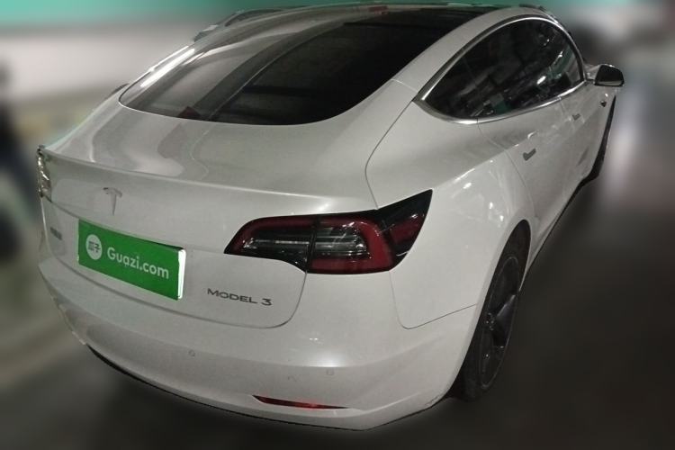 Used Tesla Model 3 2019 Standard Range Rear-Drive Upgraded Version Rear Right 45 Deg
