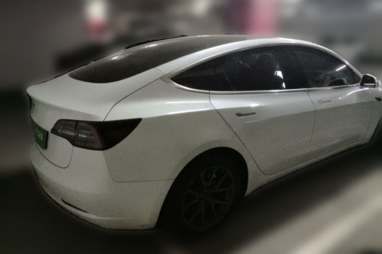 Used Tesla Model 3 2019 Standard Range Rear-Wheel Drive Upgraded Version (60 kWh) Rear Right 45 Deg