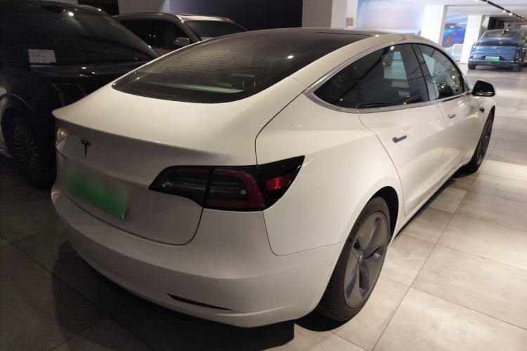 Used Tesla Model 3 2019 Long-Range Rear-Wheel-Drive Version Rear Right 45 Deg
